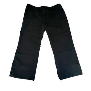 Cacharel M/L designer vintage black cotton‎ cropped pants